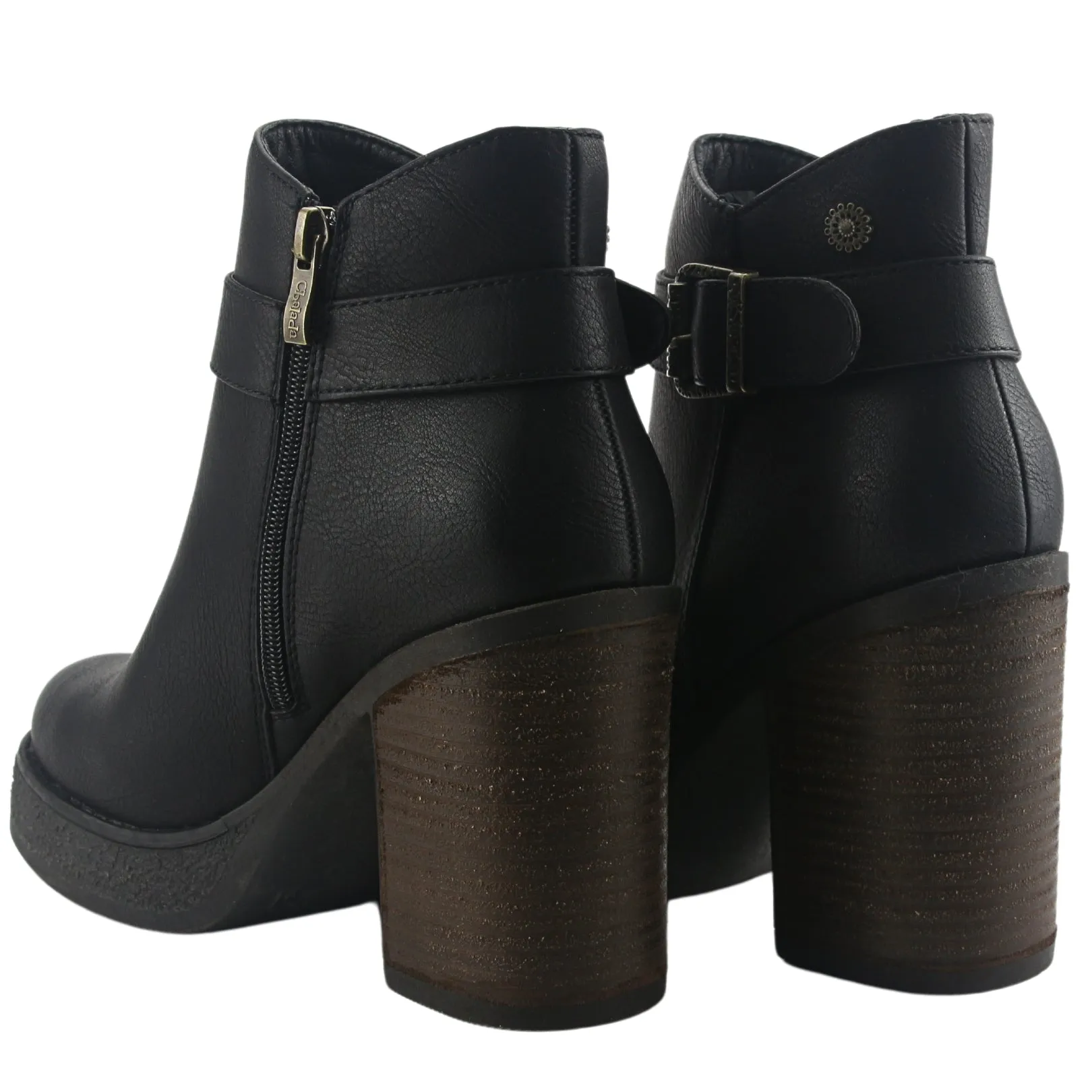 Botin Chalada Mujer Ella-15 Negro Casual