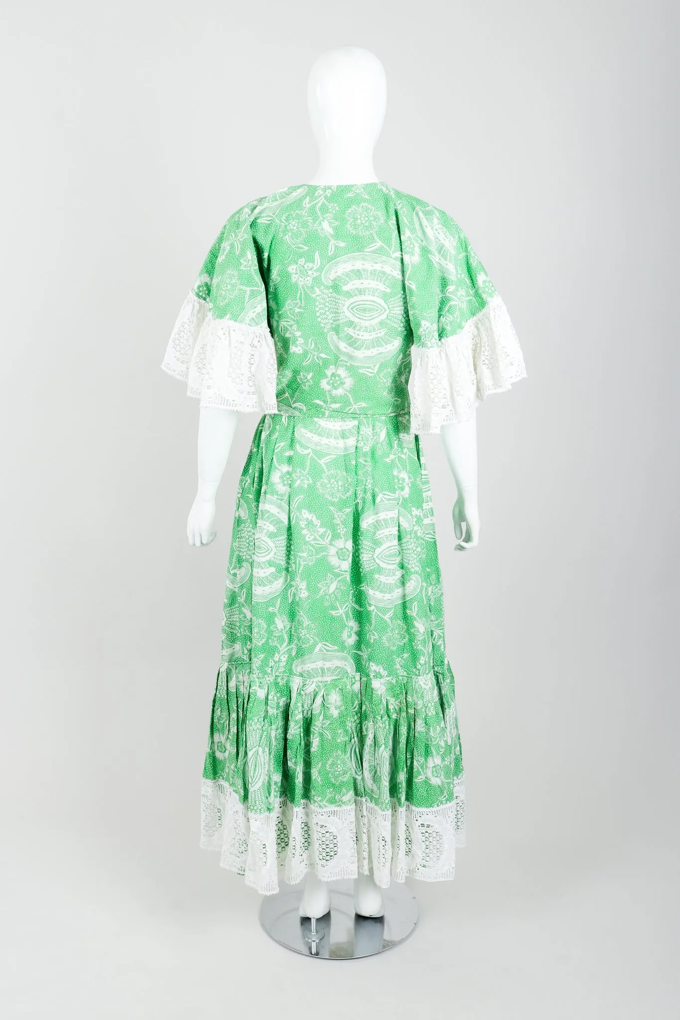 Butterfly Sleeve Top & Skirt Set