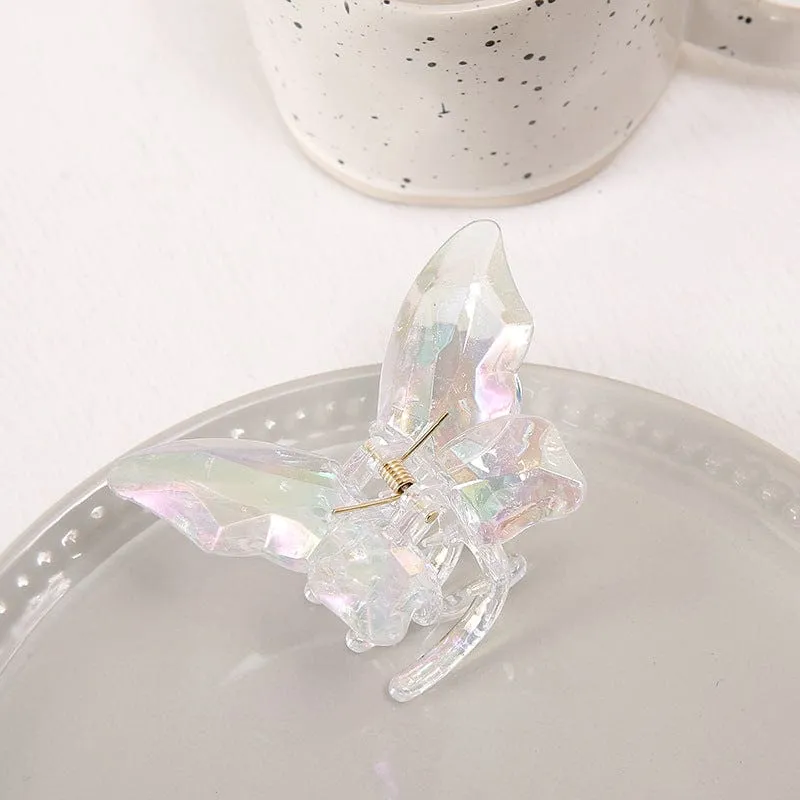 Chic Colorful Butterfly Chignon Claw Clip Hair Clip