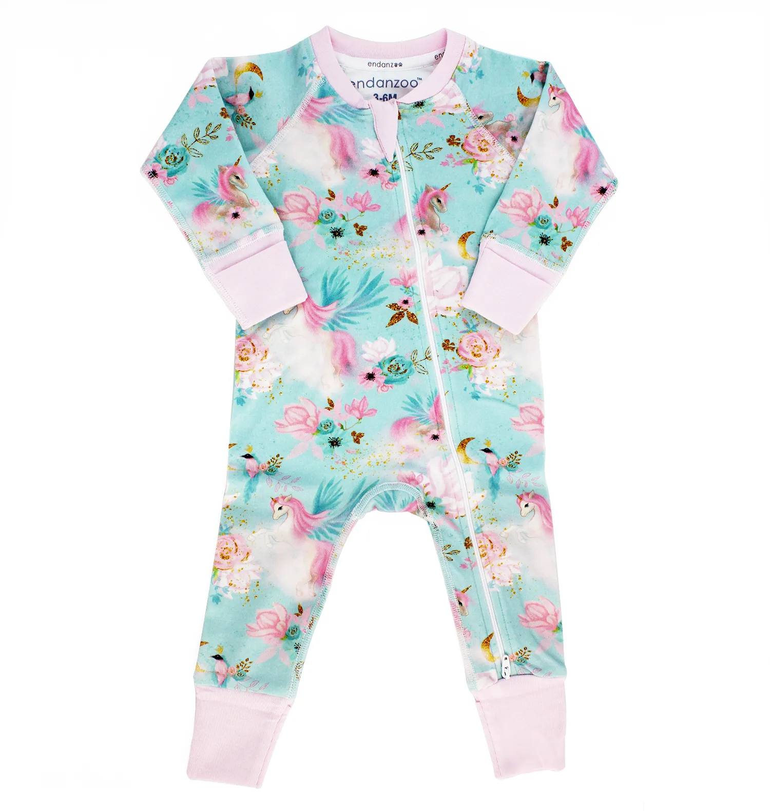 Endanzoo Organic Romper Set - My Unicorn