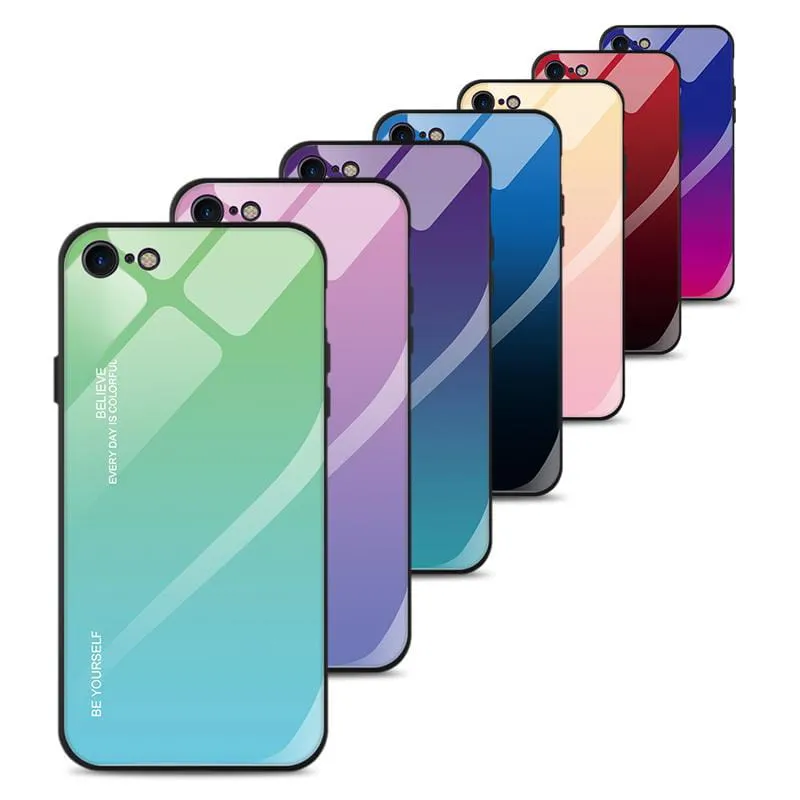 Etui Gradient Glass Case - iPhone 6 Plus / 6s Plus - Warm Sunset