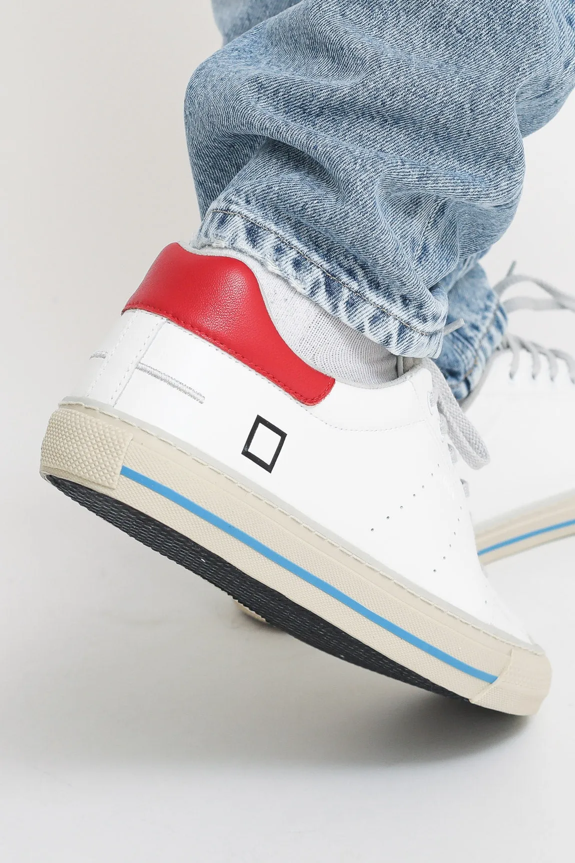 Linea Calf - White - Red