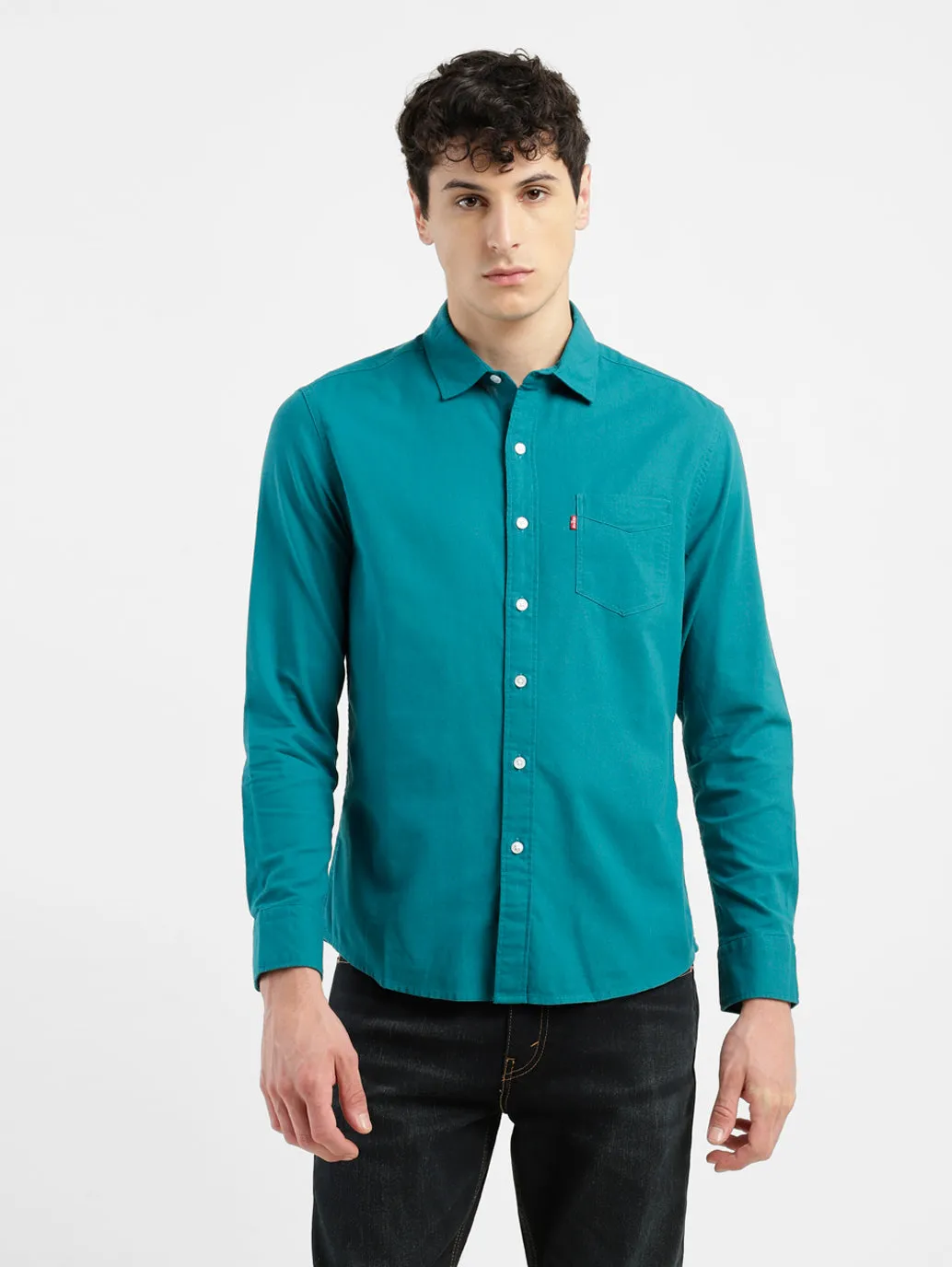 Men's Solid Slim Fit Shirt
