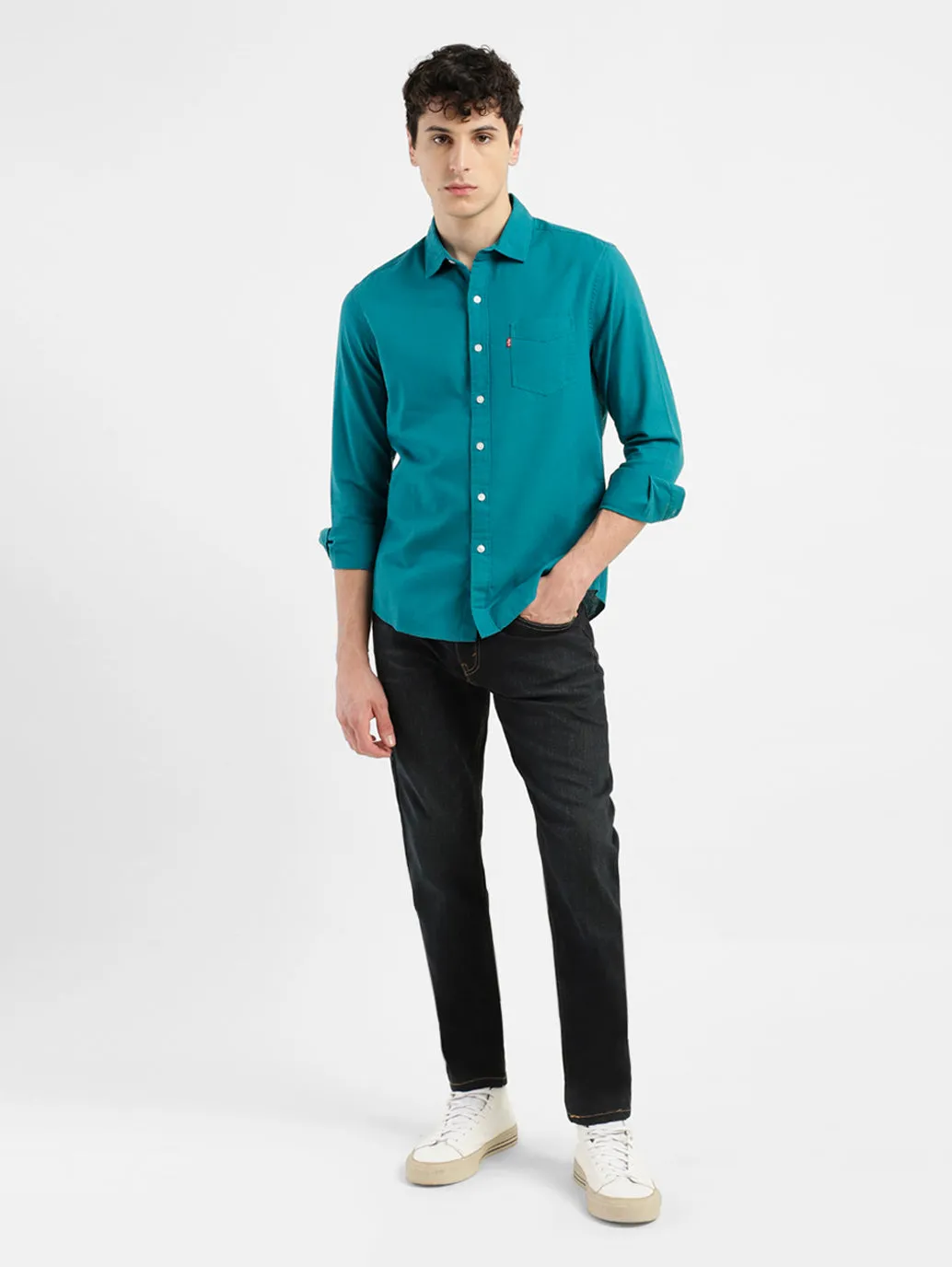 Men's Solid Slim Fit Shirt