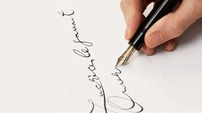 Montblanc fountain mesherstück Legrand Calligraphy flexible nib 128512