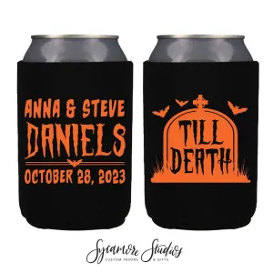 Neoprene Wedding Can Cooler #176N - Till Death Do Us Part