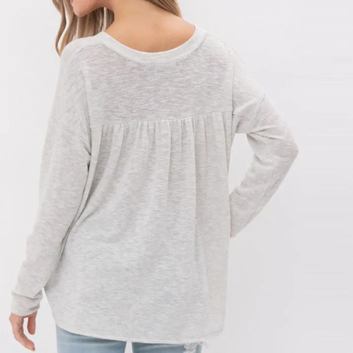 Oversize Long Sleeve Top