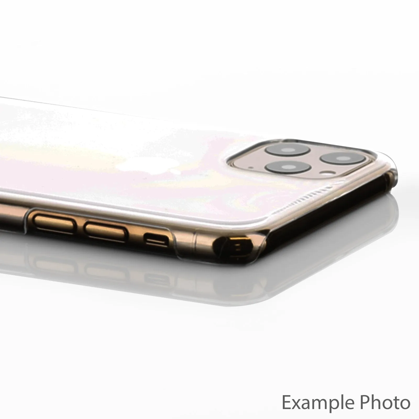Personalised Sony Phone Hard Case with Love Hearts and Stylish Text