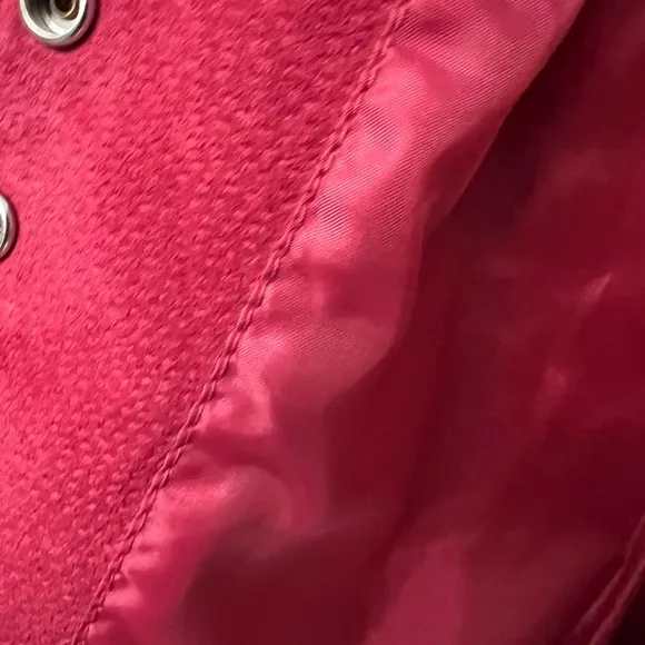 Vintage red Suede Jacket size small in great shape