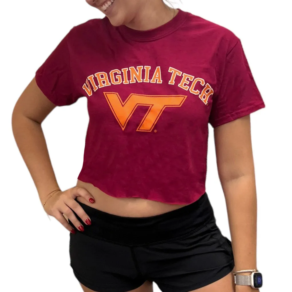 Virginia Tech Cropped Tee