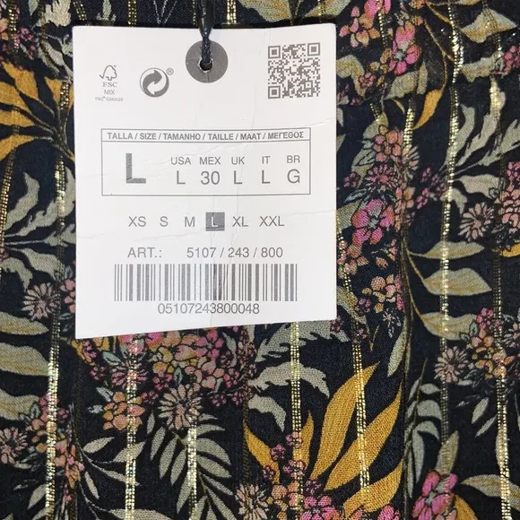 Zara Floral Skirt